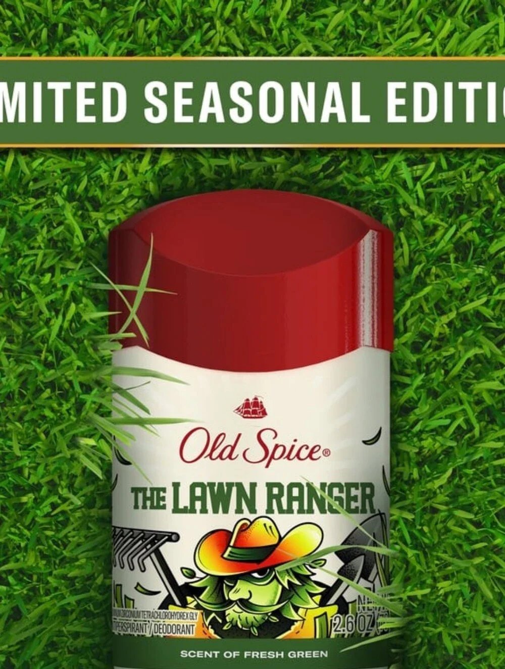 Old Spice The Lawn Ranger Fresh Green Body Wash 24oz & Antiperspirant